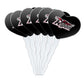 GRAPHICS & MORE Cupcake Picks Toppers Set of 6, Acrylic, Ripon College, Heart Decoration, One Size, Model CUPCAKE.HEART.CLCRIP.Z008906