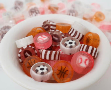Sports Candy - Hard Candy Mix 8 Oz Resealable Bag Of Individually Wrapped Small Candy (Approx. 58 Pcs) Hard Candies - Great For