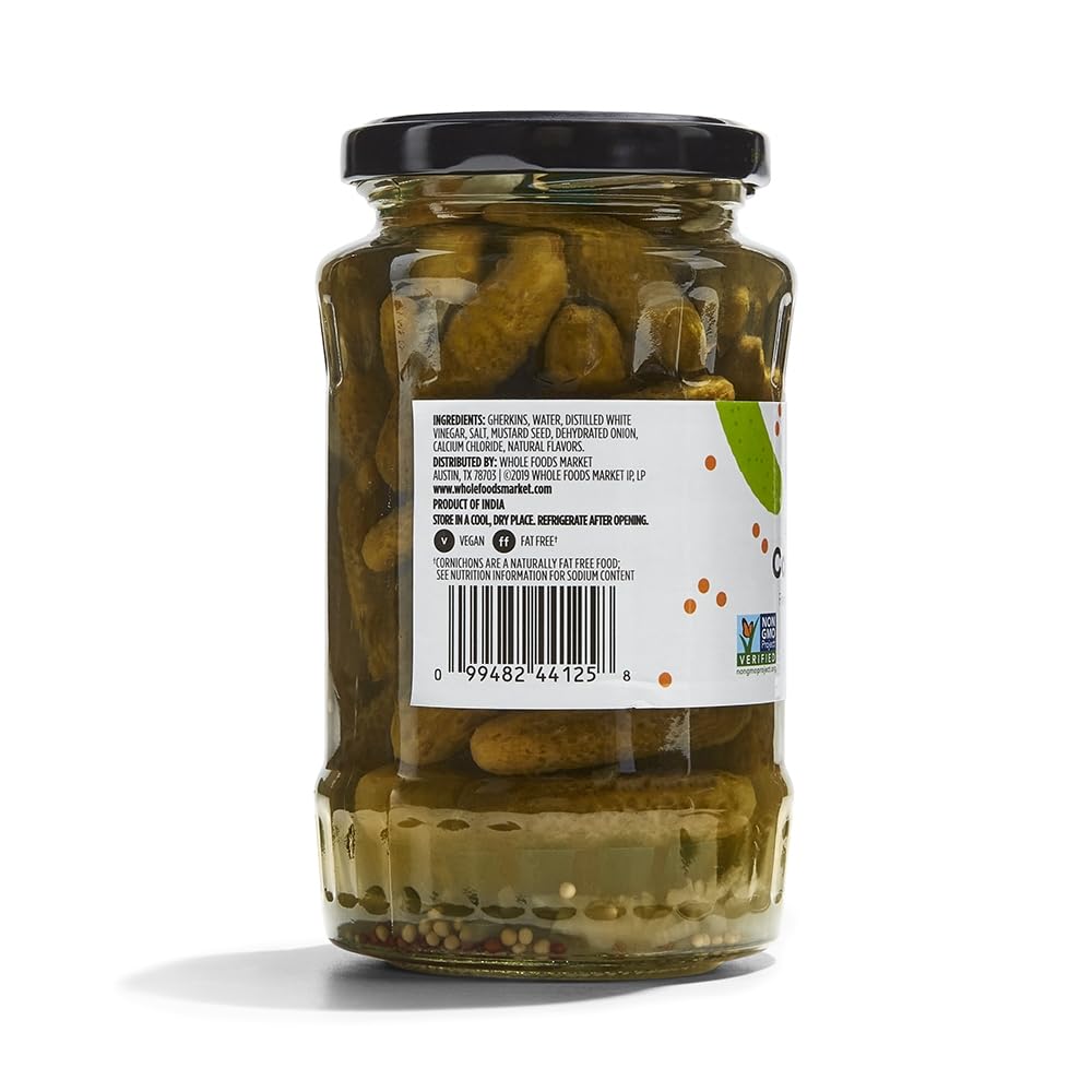 365 By Whole Foods Market, Cornichons Extra Fine, 11.6 Fl Oz