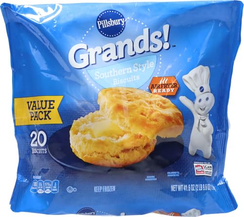 Pillsbury Grands! Southern Style Frozen Breakfast Biscuits, Value Pack, 20 ct., 41.6 oz
