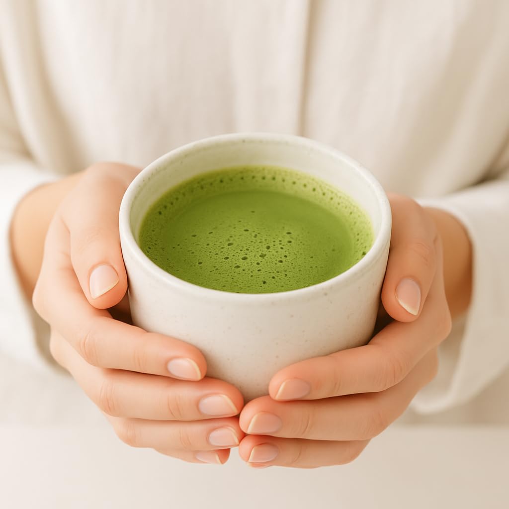 Nippon Matcha - Organic Ceremonial Grade Japanese Matcha Green Tea Powder - First Harvest from Uji, Kyoto - USDA Certified, Ston