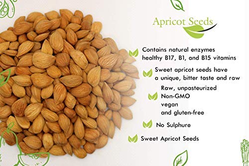 Arashan Apricots Seeds - Dried Sweet Raw Apricot Seeds, Natural| BEST Raw & Sweet Apricot Kernels, Directly From The Fertile Fer
