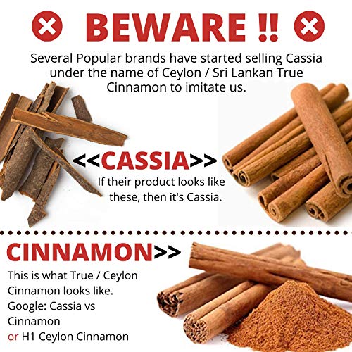 Fyn True Sri Lankan Cinnamon Quills/Authentic Ceylon Dalchini (100G)