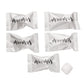 Candy Envy - Modern Mr. and Mrs. Buttermints - 13 oz. Bag - Approximately 100 Individually Wrapped Mints - Wedding Favors