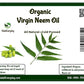 Organic Neem Oil- 100% Pure Cold Pressed - 16 Oz - Virgin Neem Oil - Organic Neem Seed Imported From India