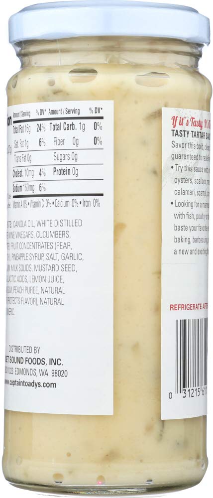 Captain Toady'S Tarter Sauce (12X8 Oz)