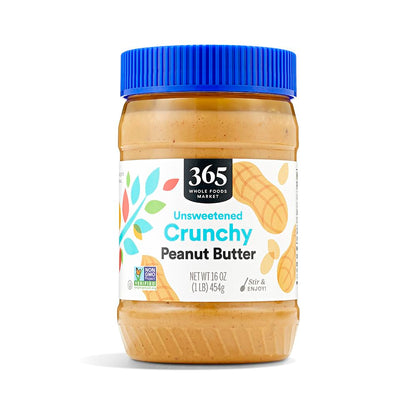 365 by Whole Foods Market, Peanut Butter Crunchy, Stir and Enjoy, 16 Ounce