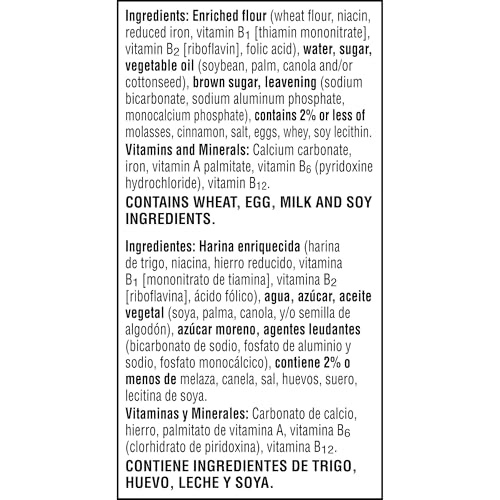 Eggo Thick And Fluffy Cinnamon Brown Sugar Waffles, Belgian Style, 11.6 Oz 6 Count (Frozen)