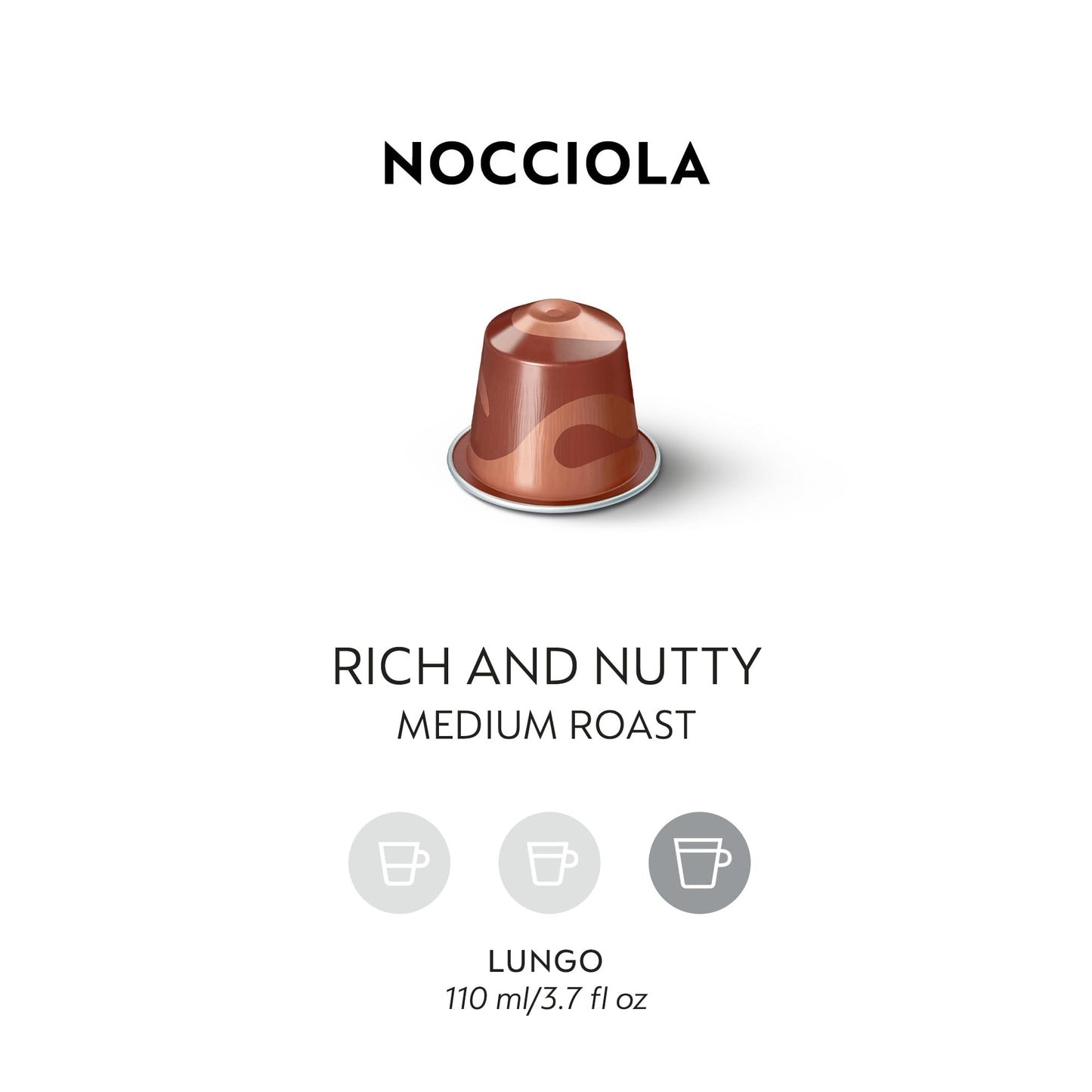 Nespresso Original Line Flavored Nocciola Medium Roast Coffee Pods, 50 Count