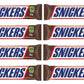 SNICKERS, Peanut Milk Chocolate Candy Bar, Full Size Bars1.07 oz each (8 full size bars)