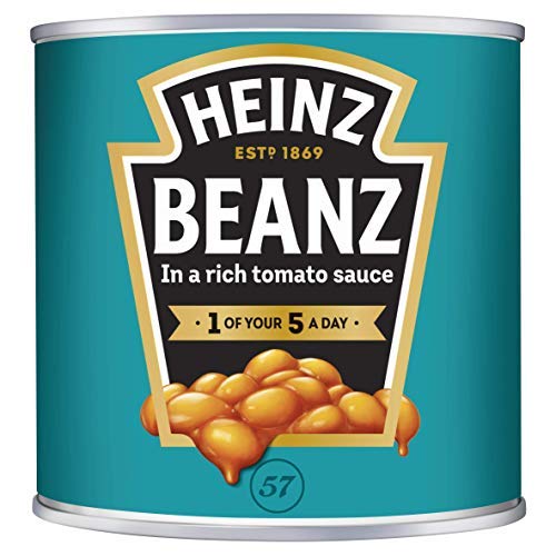 Heinz Baked Beans in Tomato Sauce, 5.7-Pound Can (Pack of 2)
