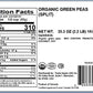 Yupik Organic Split Green Peas, 2.2 Lb (Pack Of 6)