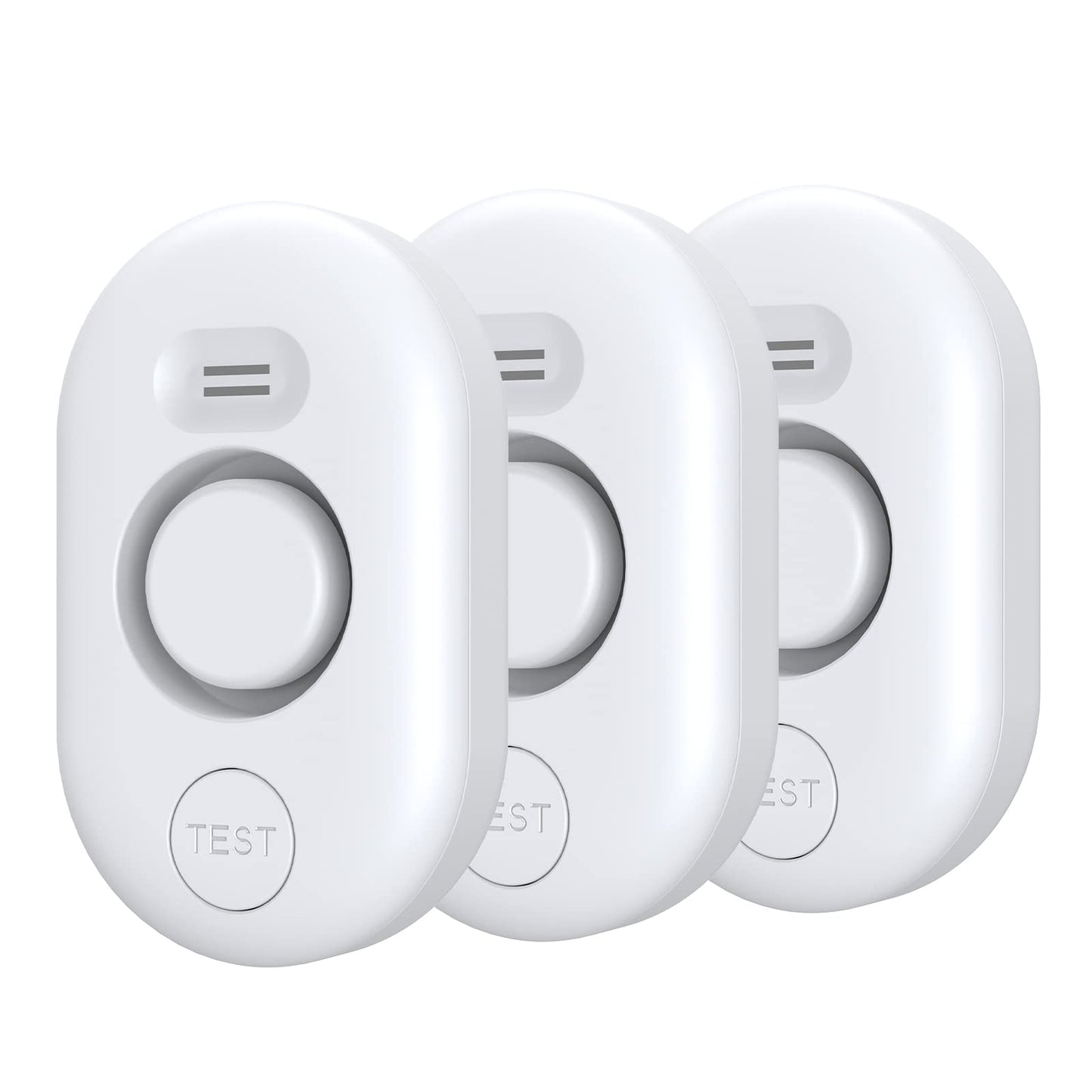 Water Leak Detector Sensor Alarm: Home Water Flooding Monitor Smart Sink Overflow Monitoring Adjustable Wet Moisture Alert Pipe 