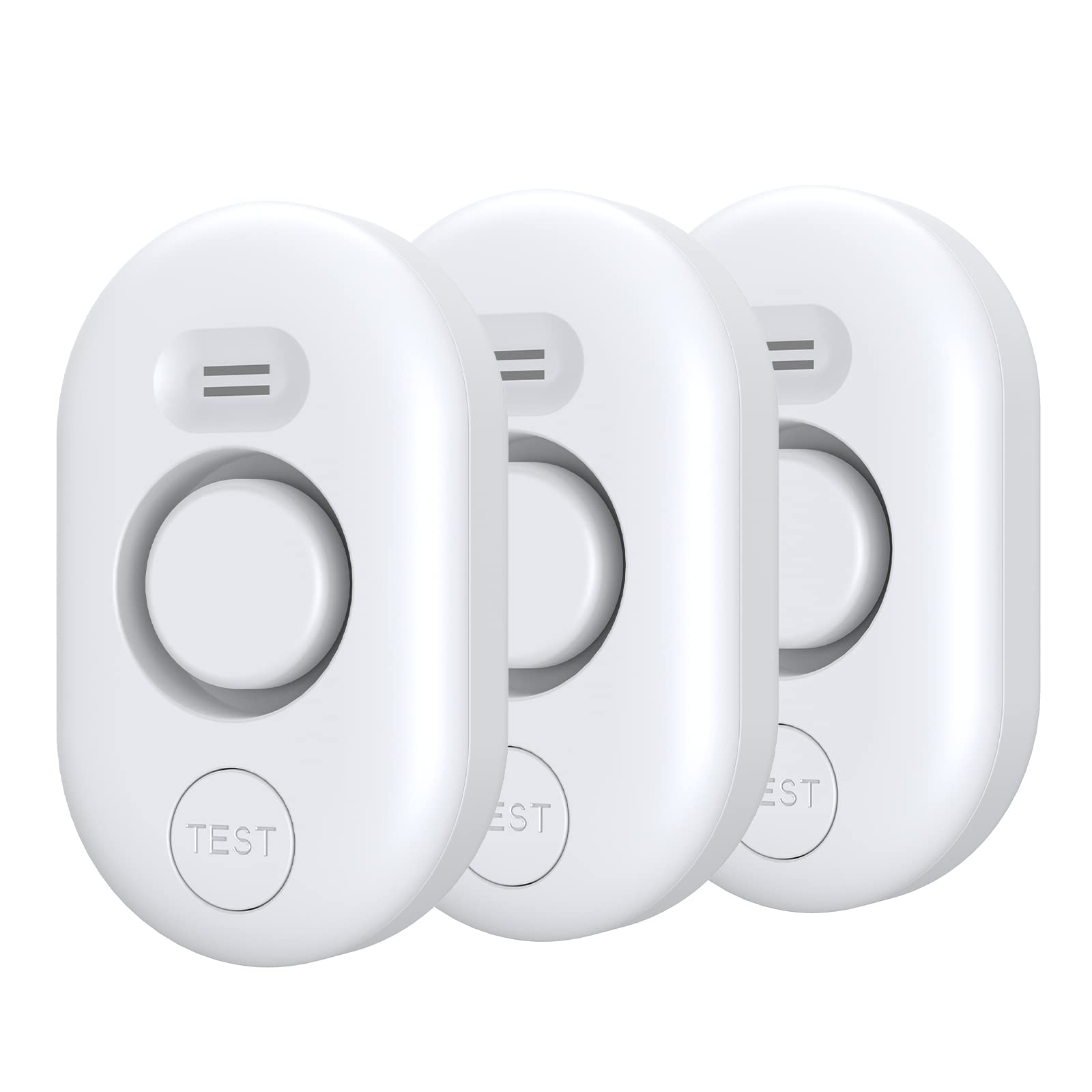 Water Leak Detector Sensor Alarm: Home Water Flooding Monitor Smart Sink Overflow Monitoring Adjustable Wet Moisture Alert Pipe 