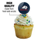 Dixie State Primary Logo Cupcake Picks Toppers Decoration Set Of 6