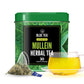 BLUE TEA Mullein Tea Bags - Herbal, Caffeine Free, Vegan - 30 Count Pyramid Bags
