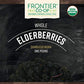 Frontier Co-op Dried Elderberries Organic, 1lb Bulk Bag, Whole Berries - Kosher and Non-GMO Dried Fruit for Elderberry Syrup, Te