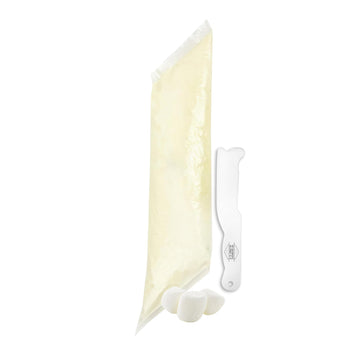 Marshmallow Topping – 2 Lb Squeeze Tube With Zesti Spatula Cutting Tool – Fluffy & Sweet For Ice Cream, Desserts, And Baked Goods – Home & Commercial Use