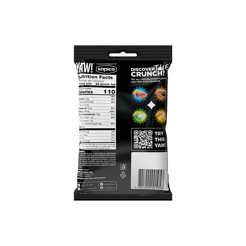 YAW! Baked Baguette Bites, Tomato and Herb Flavor, Non-GMO, 3 Pack, 6oz