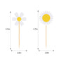 30 Pcs Daisy Cupcake Toppers, 6 Styles Daisy Flower Cake Picks Chrysanthemum Party Decorations For Spring Birthday Wedding Suppl