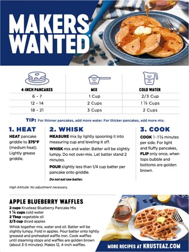 Krusteaz Complete Blueberry Pancake Mix, 25.2 Oz