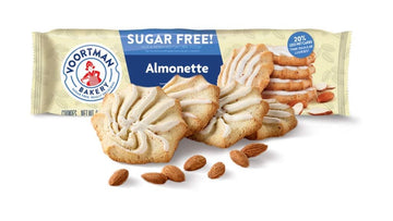 Voortman Bakery #1 In U.S. Zero Sugar Cookies - Iced Almonette Cookies (Pack Of 4 X 8 Oz Ea) Made Real Ingredients ... Delicious