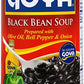 Goya Foods Black Bean Soup, 15 Ounce, Pack of 24, Vegetarian, Ready to Eat