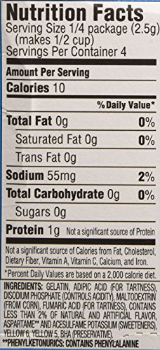 Jell-O Lemon Flavor Sugar-Free Instant Pudding 1 oz box (4-Pack)
