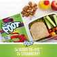 Fruit Snack | Fruit By The Foot Variety - Strawberry & Berry Tie Dye - Sweet Chewy | Natural Flavor Gluten Free | After School L