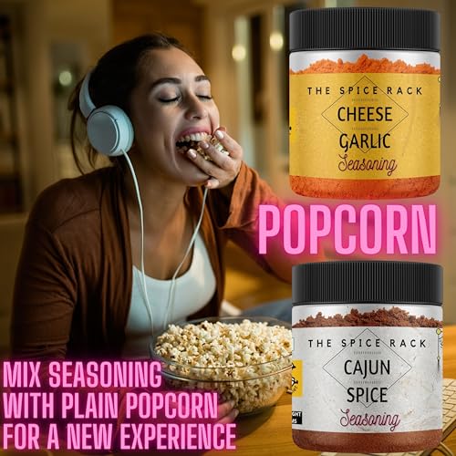 The Humble Craft Cheese Garlic Seasoning Powder- Popcorn, Pasta, Bread, Roasted Vegetables - Cheesy With A Strong Garlic Taste -