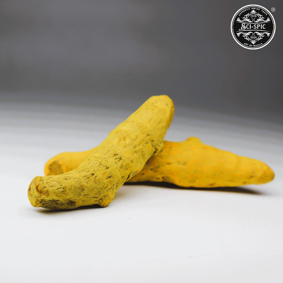 Sci-Spic Indian Masala Turmeric Powder, 7.05 Oz (200G) - Resealable Zip Lock Pouch