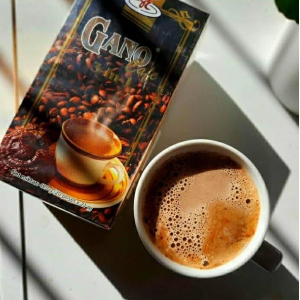 Gano Coffee 3In1 Pack Of 2 Dark Roast Whole Bean Coffee (2 Boxes 40 Sac)