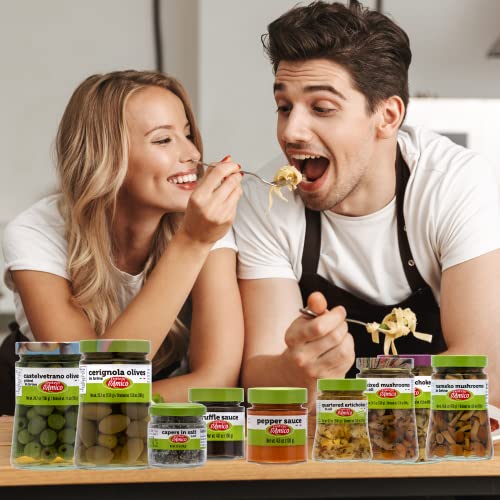 Capers, #9, Premium Quality Italian Capers In Brine, Jar, 7.1 Oz (200G), Product Of Italy, Fratelli D'Amico