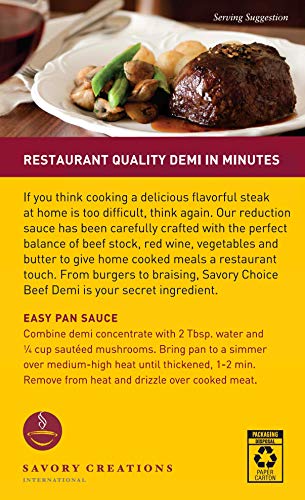 Savory Choice Beef Demi Glace, 2.6 Ounce Package