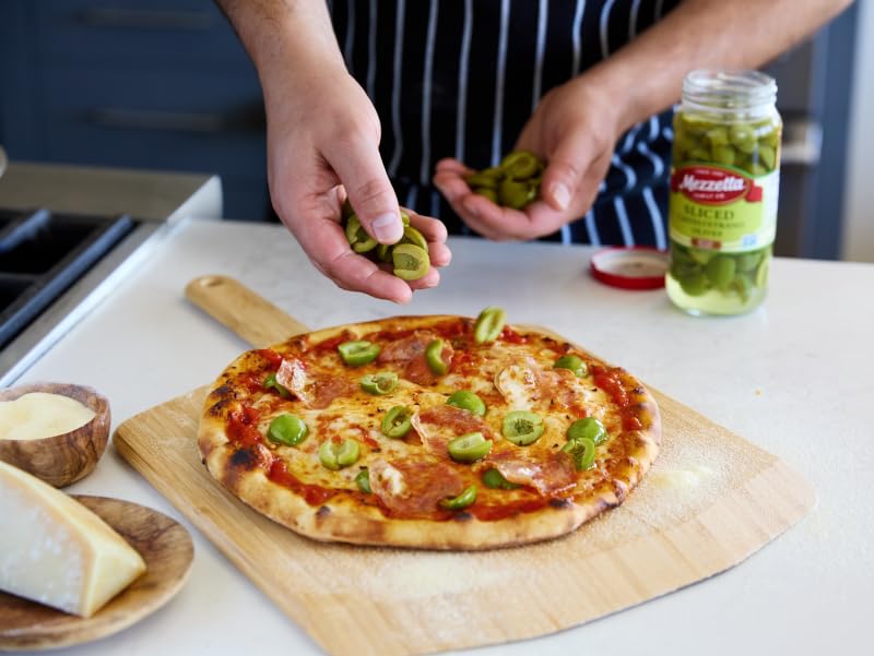 Mezzetta Sliced Castelvetrano Olives| Non-Gmo, Gluten Free, Keto Vegetarian | 8.25 Ounces Drained Weight (Pack Of 6)