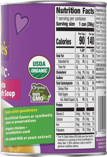 Annies Organic Bunny Pasta and Chicken Broth Soup, 14 oz