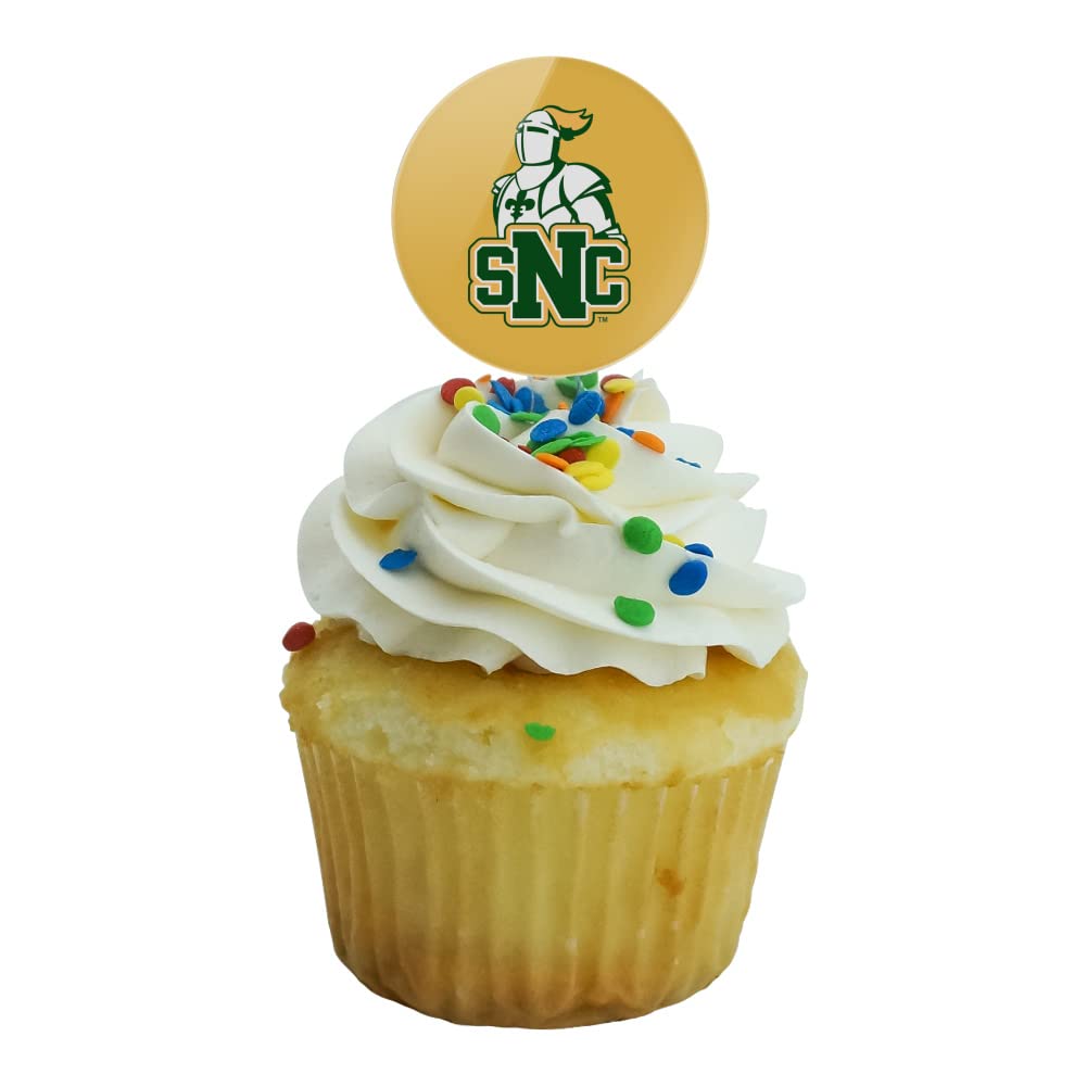 St. Norbert College Secondary Logo Cupcake Picks Toppers Decoration Set Of 6