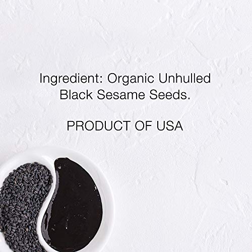 Kevala Organic Black Sesame Tahini, 12 Oz (Pack of 3) - High-Quality, Nutritious Spread for Healthy Cooking and Baking