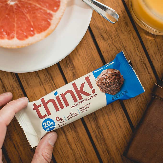 thinkThin High Protein Bar Variety Pack, 18 Ct (2 Boxes = 36 Bars)