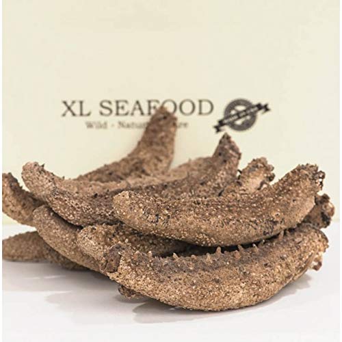 XLSEAFOOD Premium Grade Dried Alaska Sea Cucumber Size Small 16-22 pcs per pack 0.5 lb ??? 6??? ????????? ??16-22?/?? (SMALL)