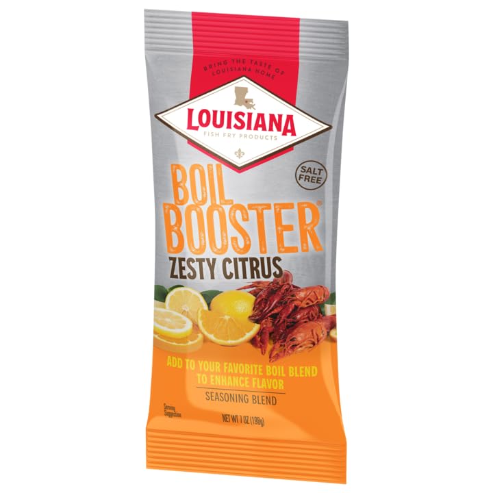 Louisiana Fish Fry, Zesty Citrus Boil Booster, 7 Oz (Pack Of 1)