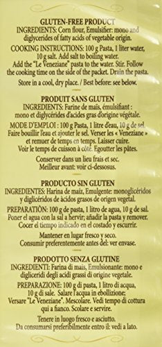 Le Veneziane - Italian Farfalle Pasta [Gluten-Free], (4)- 8.8 oz. Pkgs