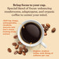 Focus Organic Mushroom Coffee By Four Sigmatic | 1500Mg Of Adaptogens Per Serving | Lion'S Mane, Chaga, Rhodiola, Ashwagandha &
