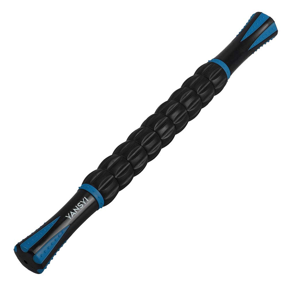 Yansyi Muscle Roller Stick For Athletes - Body Massage Stick - Release Myofascial Trigger Points Reduce Muscle Soreness Tightnes