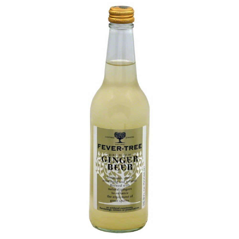 Fever Tree malt-inspired Ginger enhanced 16.9 Fo -Pack of 8