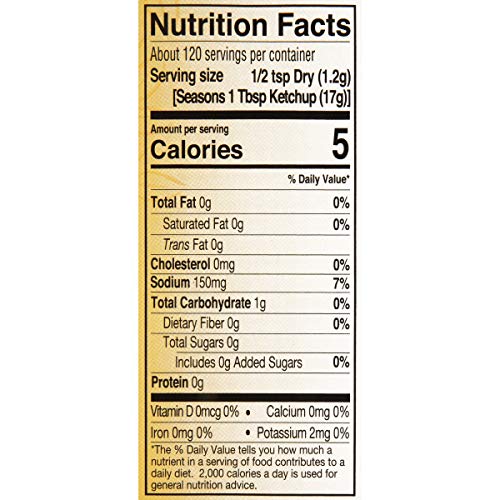 Mrs. Wages Ketchup Mix, Easy-To-Use, Enhance Your Tomatoes, Makes Ketchup In Bulk, Easy To Freeze Or Serve Fresh, 5 Oz Packet (Value Pack Of 6)