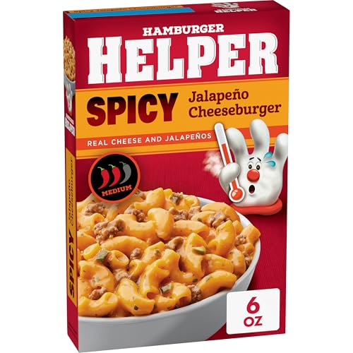 Hamburger Helper Spicy Jalapeno Cheeseburger, 6 oz (Pack of 1)