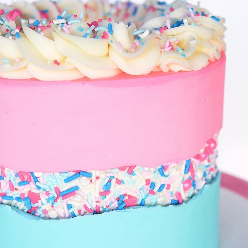 Sprinkles For Cake Decorating Edible Cake Decorations Fancy Pink And Blue Sprinkles For Cupcake Decorations Ice Cream Toppings,