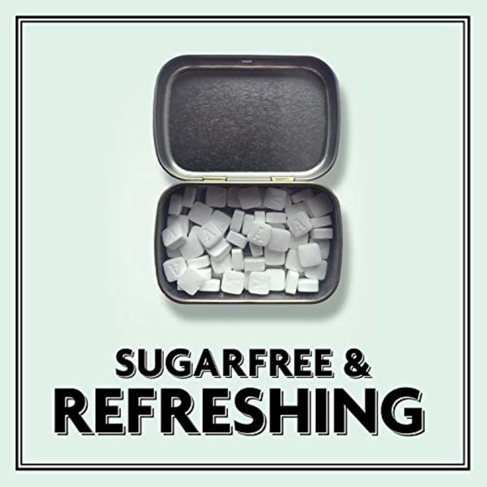 ALTOIDS Small Peppermint Breath Mints Sugar Free Hard Candy Bulk, 0.37 oz Tin (Pack of 9)