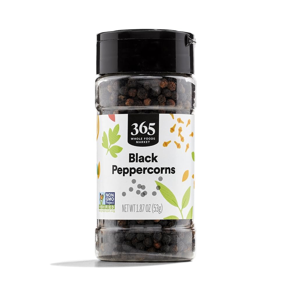 365 by Whole Foods Market, Peppercorns Black, 1.87 Ounce